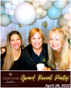 grand reveal party in la rediscover aesthetic